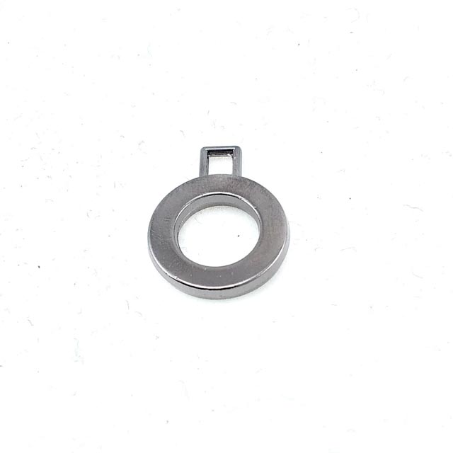 16 mm Çaplı fermuar elcik yuvarlak şekil