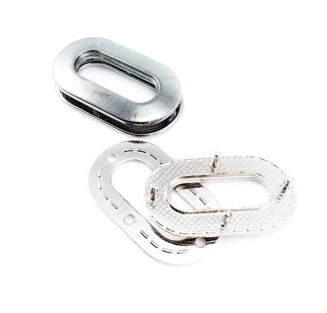 Kuşgözü zamak oval çerçeve şekil 17 x 30 mm E 1943