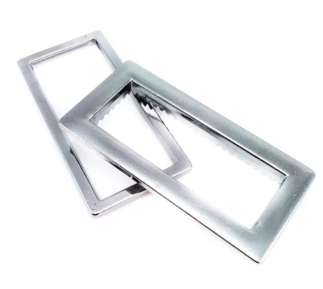 Eyelet zinc alloy frame shape 50 x 24 mm E 1983