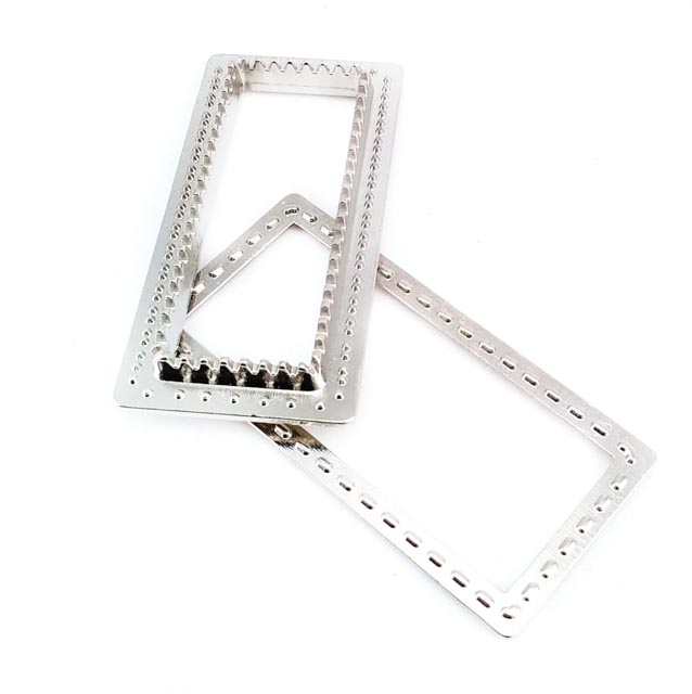 Eyelet zinc alloy frame shape 50 x 24 mm E 1983