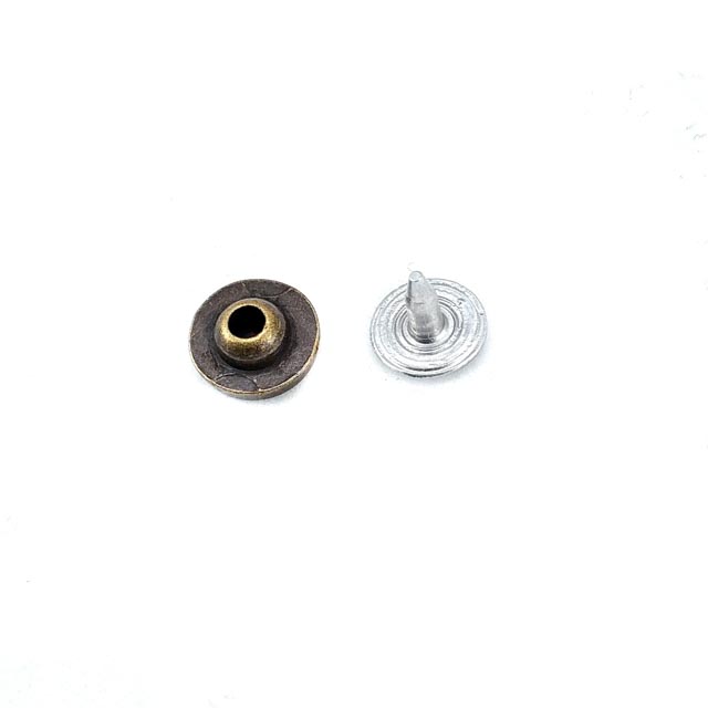 9 mm - 14 boy Rivet düğme sade tasarım