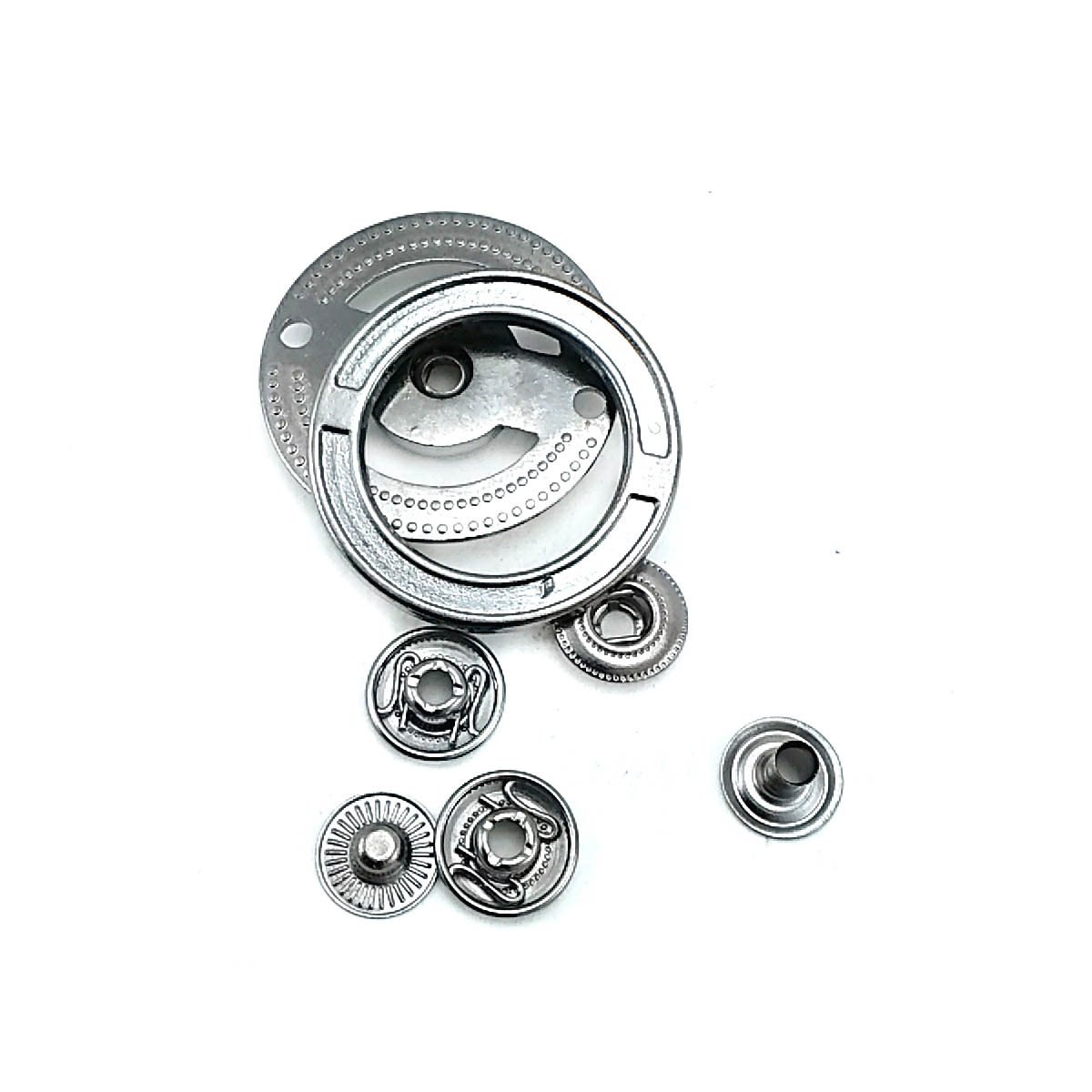 33 mm  yuvarlak çift parça çıt çıt düğme