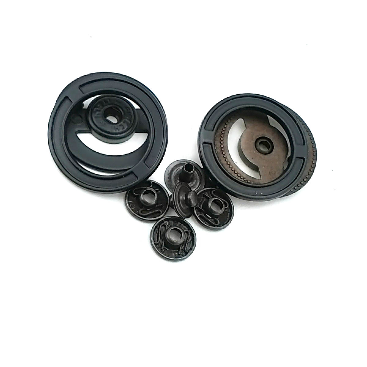33 mm  yuvarlak çift parça çıt çıt düğme