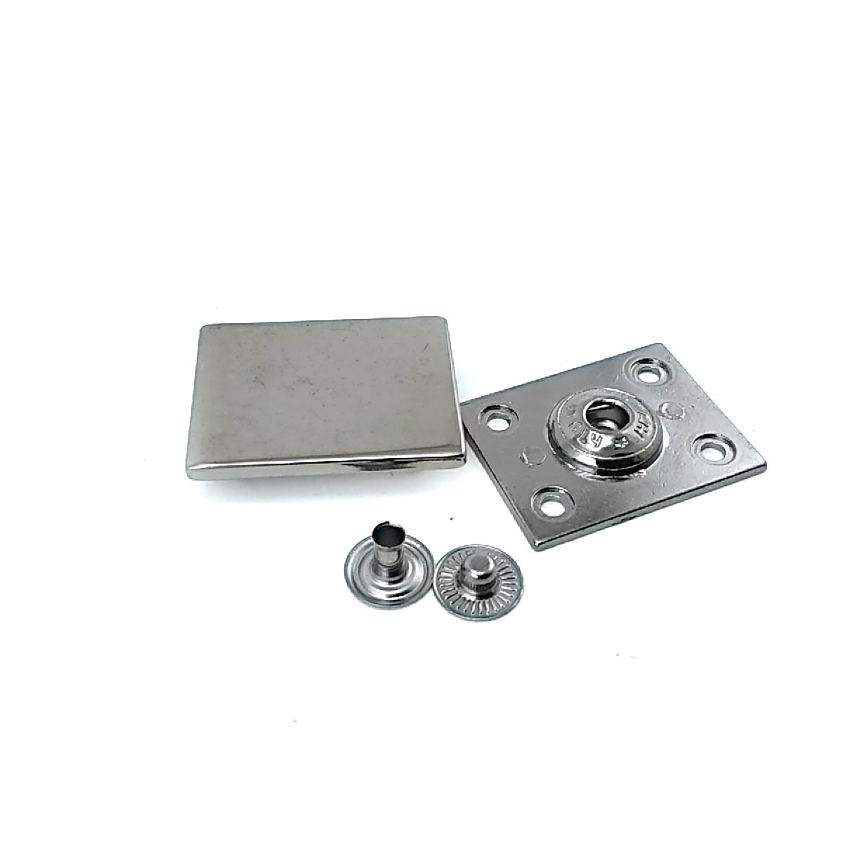 Double track snap button 32 x 25 mm