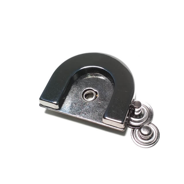 32 x 28 mm Decorative Snap Fastener Button C Shape Zinc Alloy S1761