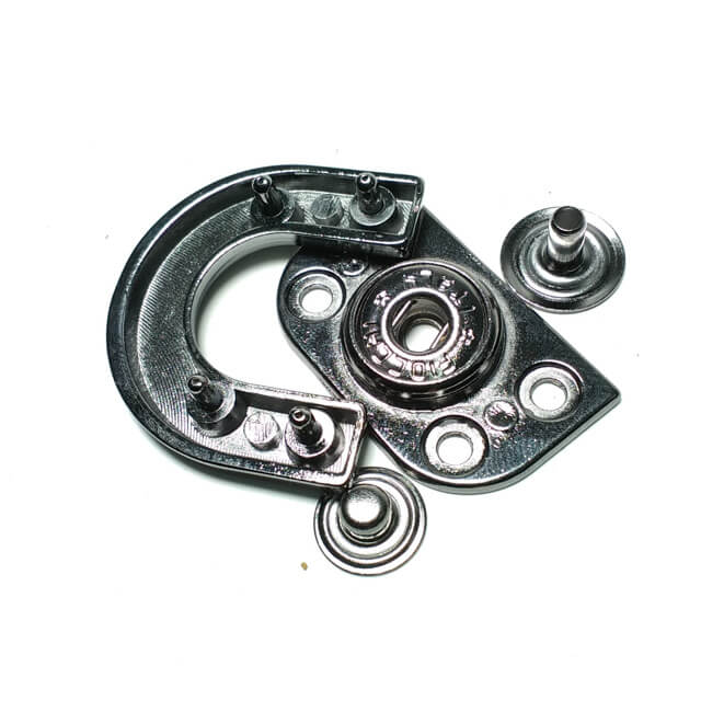 32 x 28 mm Decorative Snap Fastener Button C Shape Zinc Alloy S1761