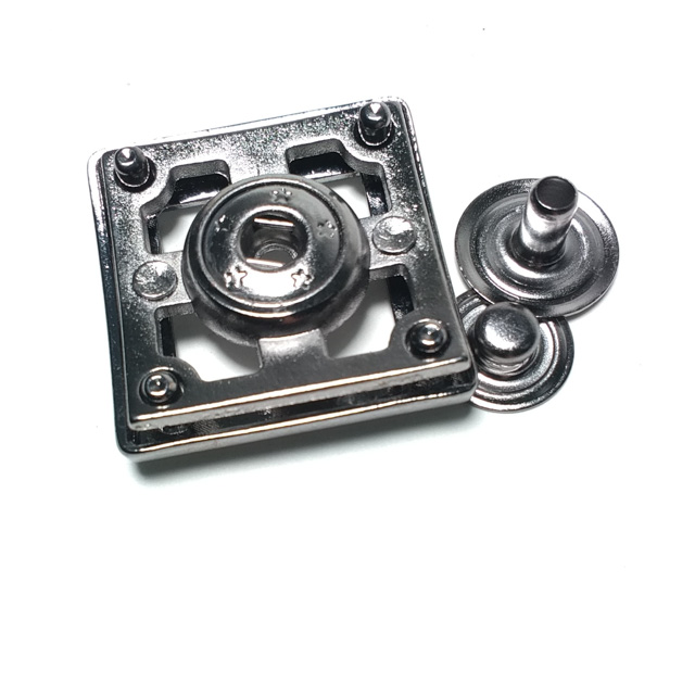 27 x 27 mm Snap button - clothing and bag snap button E 1777