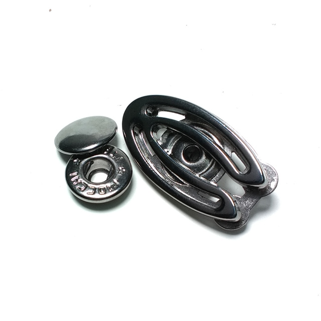 Oval çift parça çıtçıt düğme 30 x 17 mm