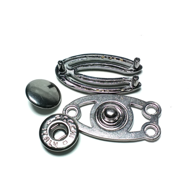 Oval çift parça çıtçıt düğme 30 x 17 mm