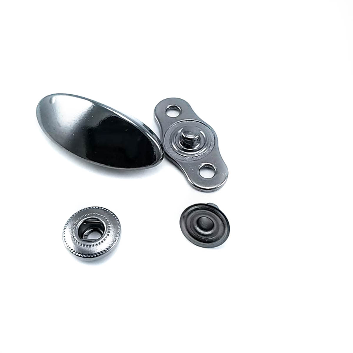 Oval Şekil Çıtçıt Düğme 33 mm