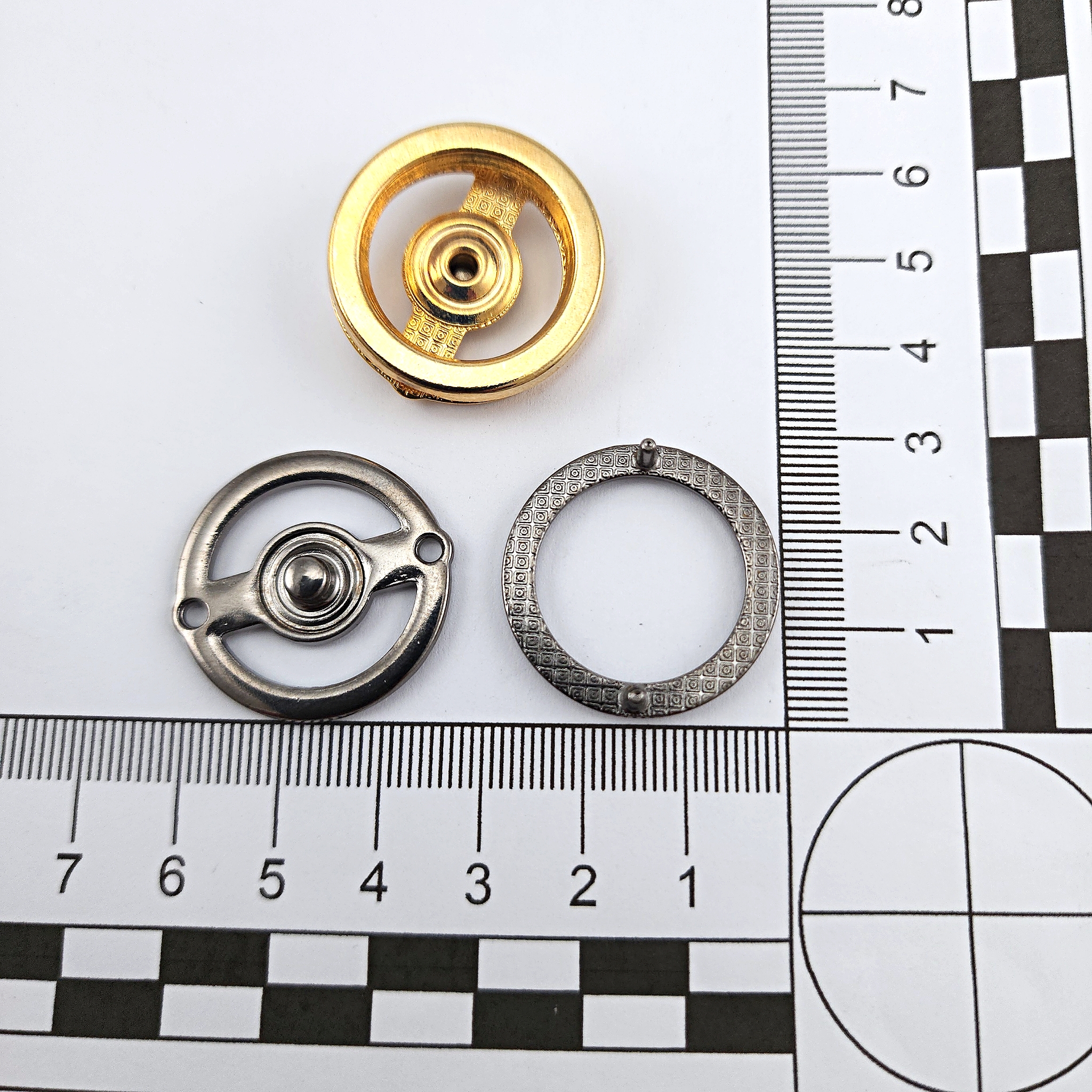 Ring Shape 27 mm Snap Button Е 2159