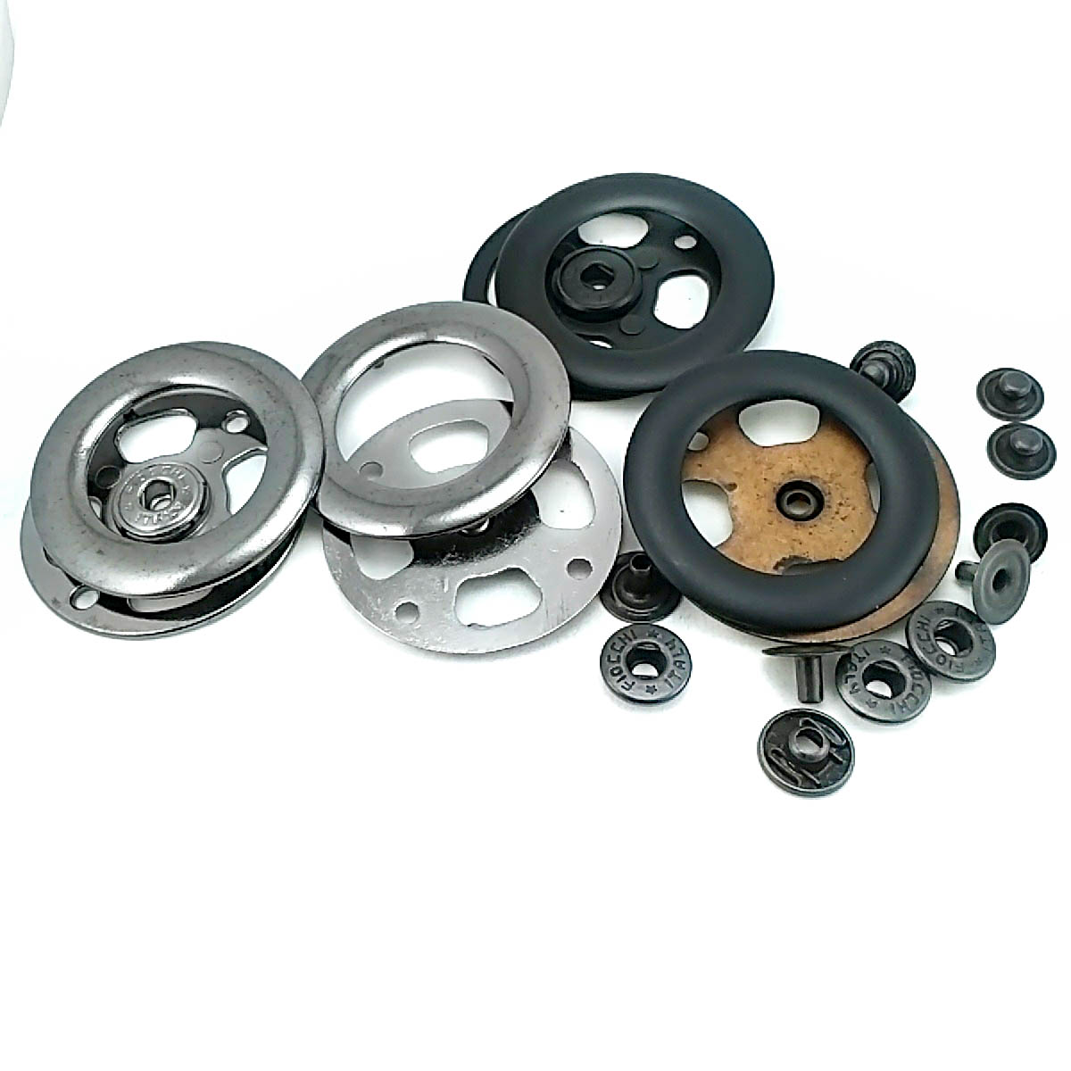 45 mm Kuş gözü çift parça çıtçıt düğme Е 969