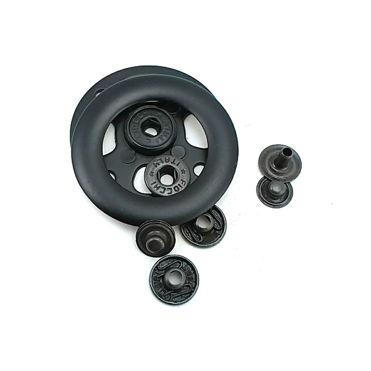 45 mm Kuş gözü çift parça çıtçıt düğme Е 969