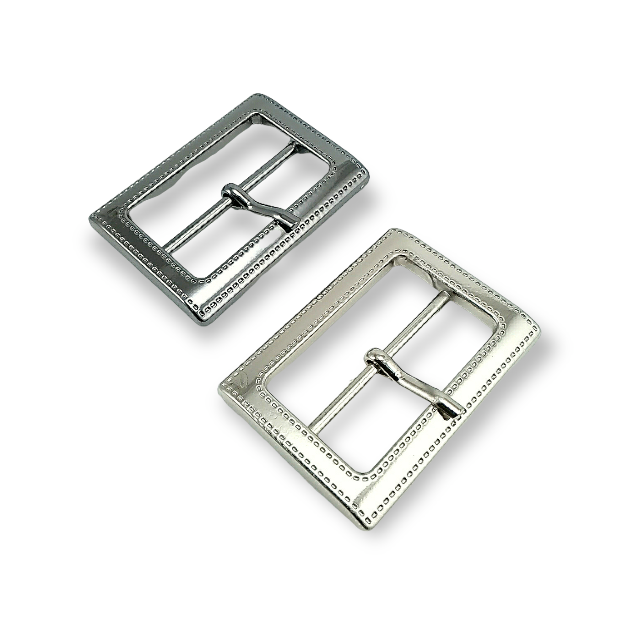 42 mm Dikdörtgen metal toka tekstil aksesuarı zamak  E 1605