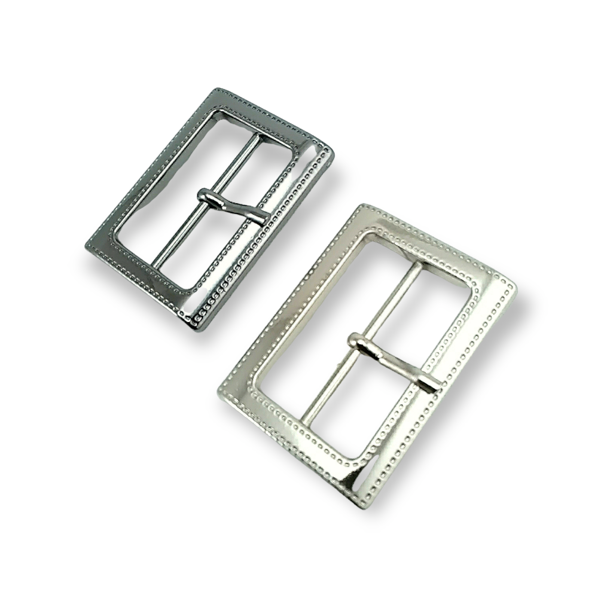 42 mm Dikdörtgen metal toka tekstil aksesuarı zamak  E 1605
