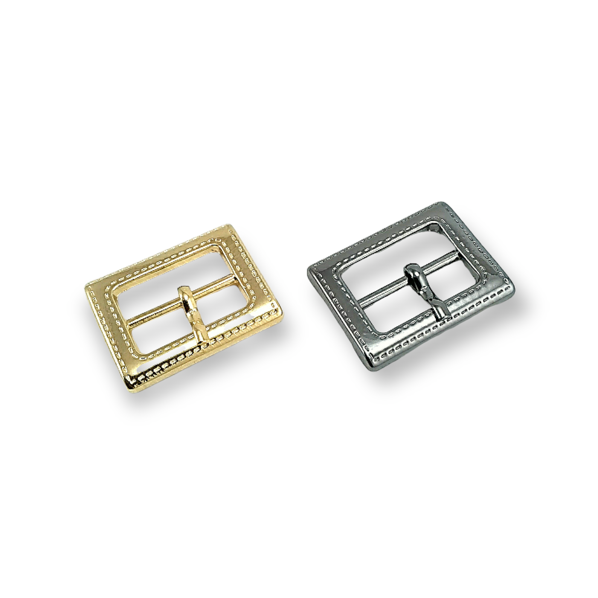 Dikdörtgen desenli metal toka 20 mm E 484