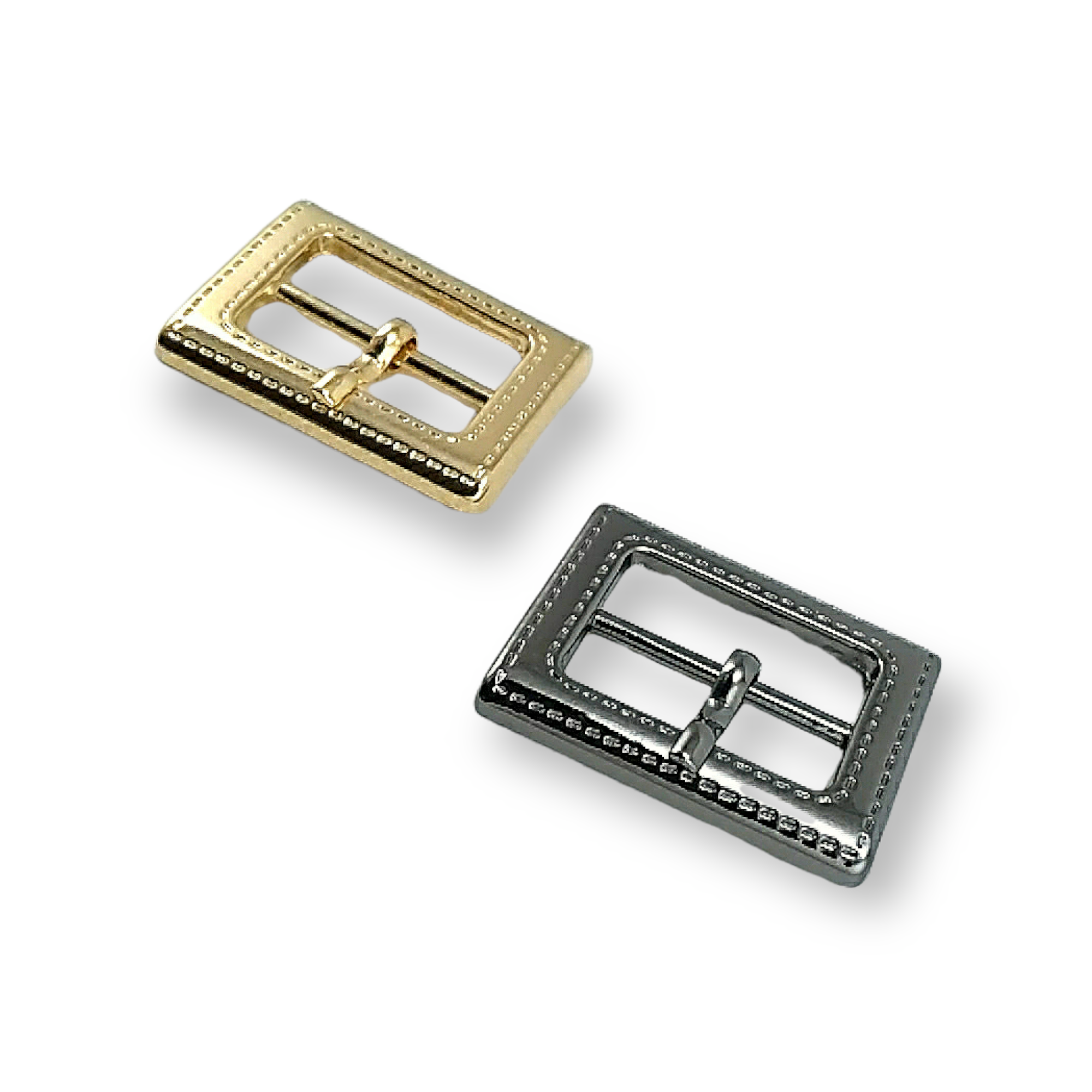 Dikdörtgen desenli metal toka 20 mm E 484