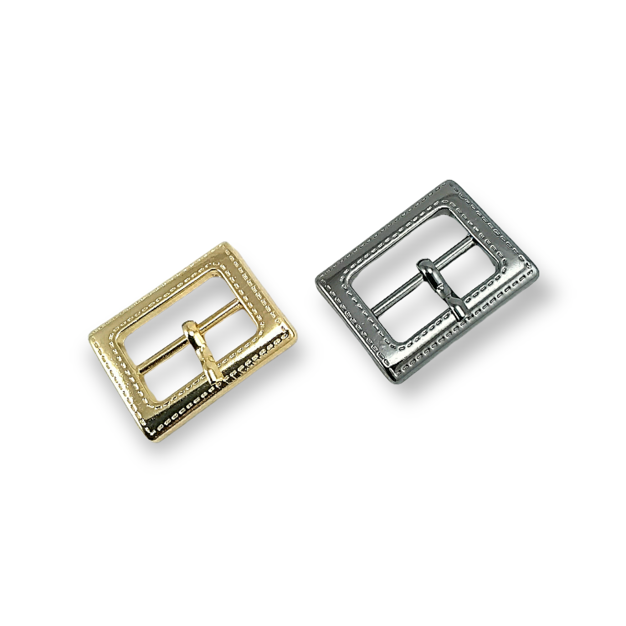 Dikdörtgen desenli metal toka 20 mm E 484