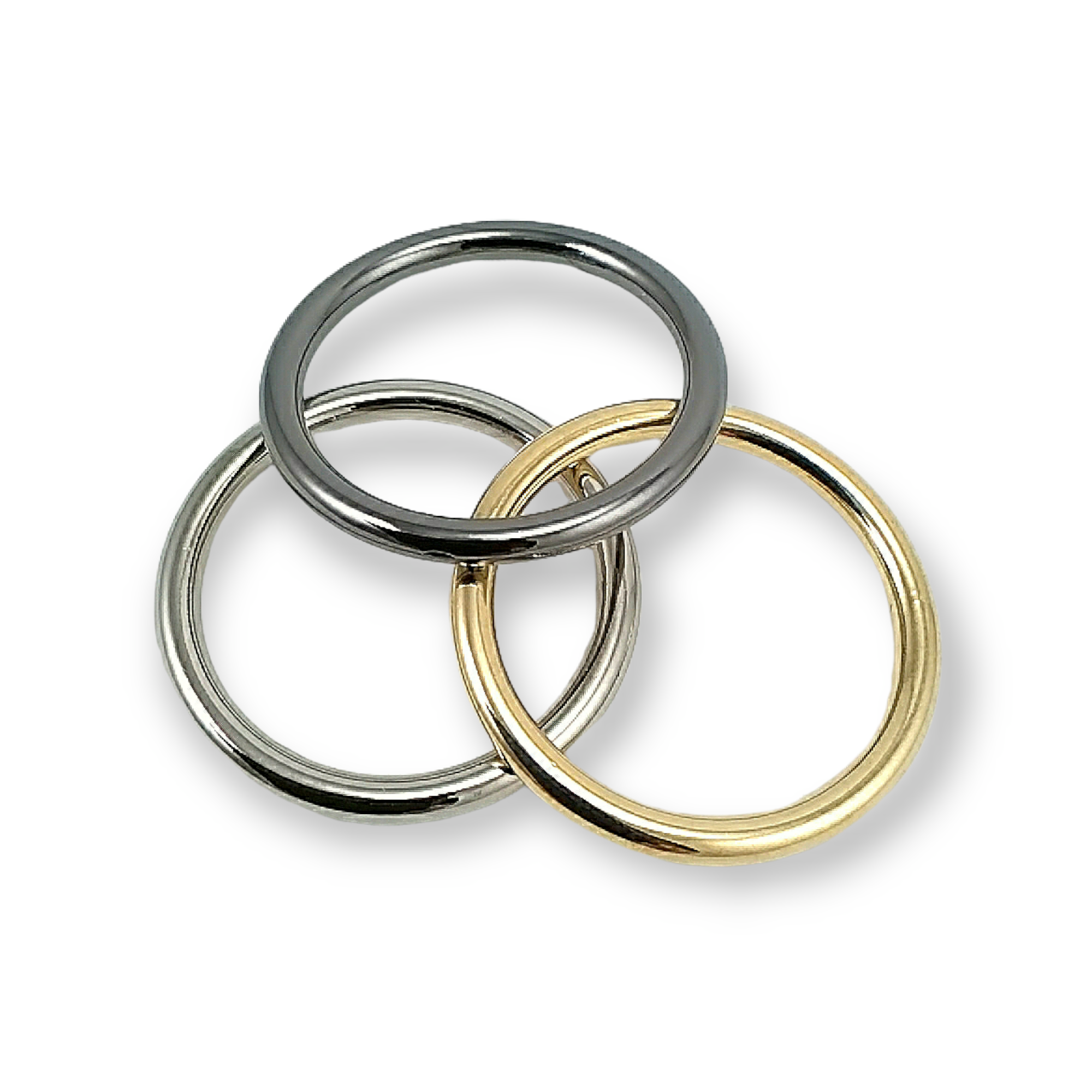 4 cm Metal O-Ring Buckle - Bag and Clothing Buckle E 1976