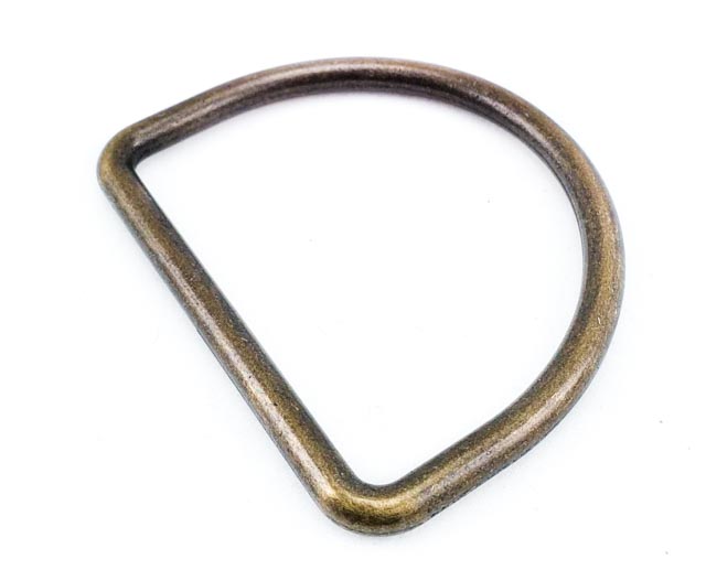 Metal D toka - Çanta ve giyim zamak aksesuarı 4,1 cm E 1981