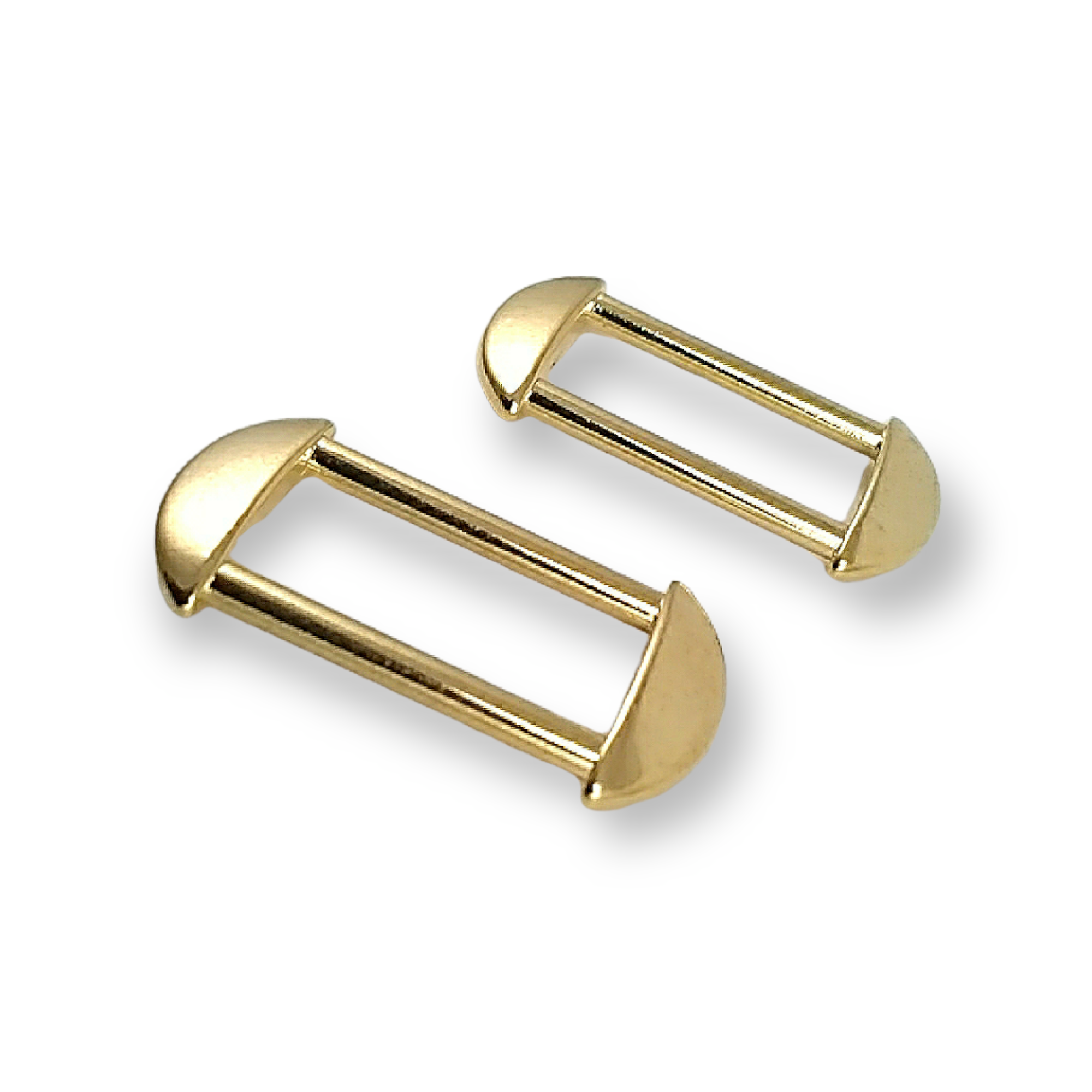 Oval edged frame - metal frame buckle 23 mm E 2068