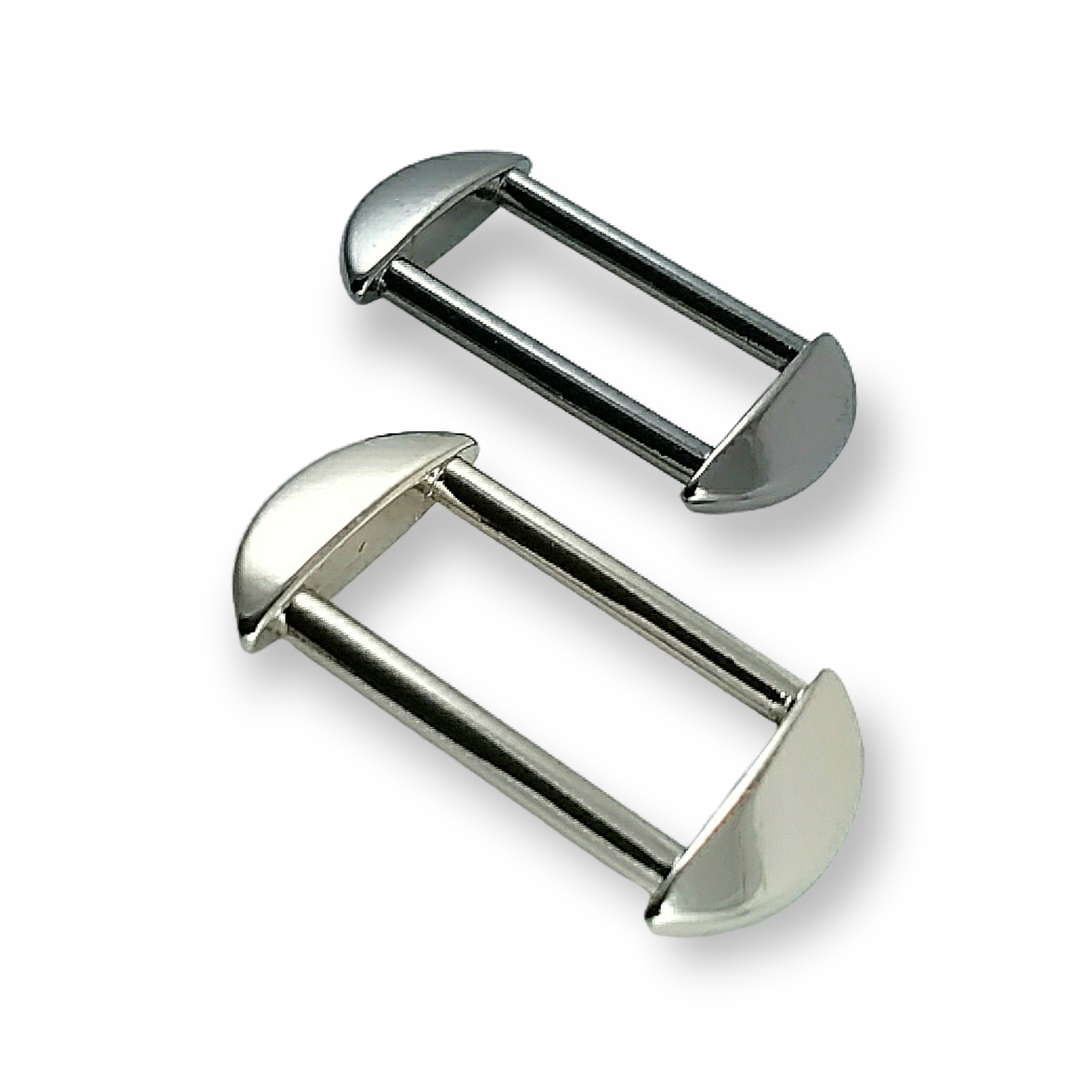 Oval edged frame - metal frame buckle 23 mm E 2068