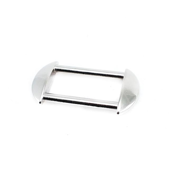 Oval edged frame - metal frame buckle 23 mm E 2068