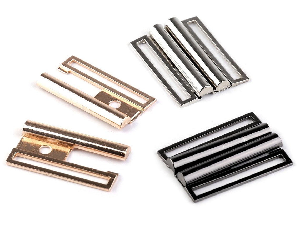 Sürgülü metal toka 2 parça - geçmeli toka - 54 mm E 1171