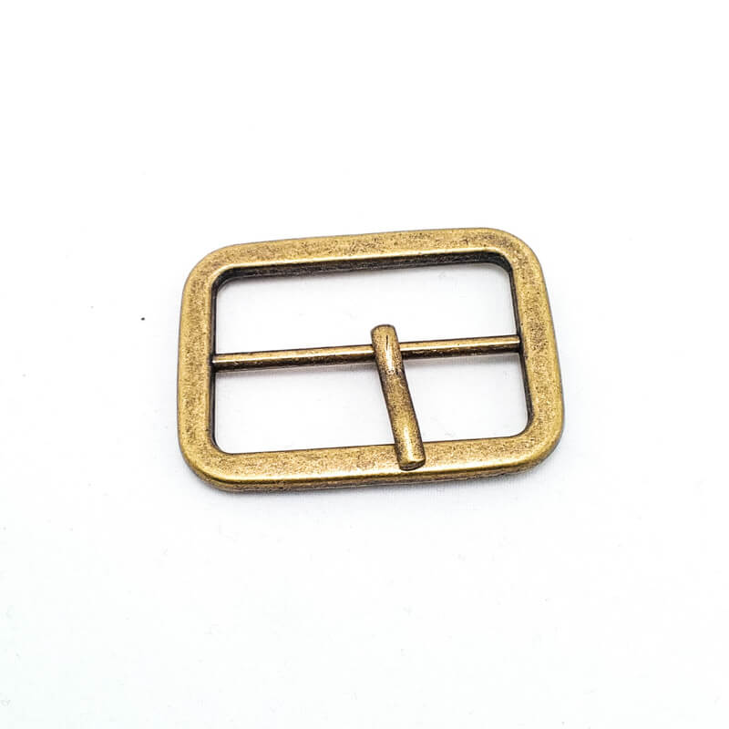 Rectangular plain buckle zinc alloy metal 35 mm E 2005