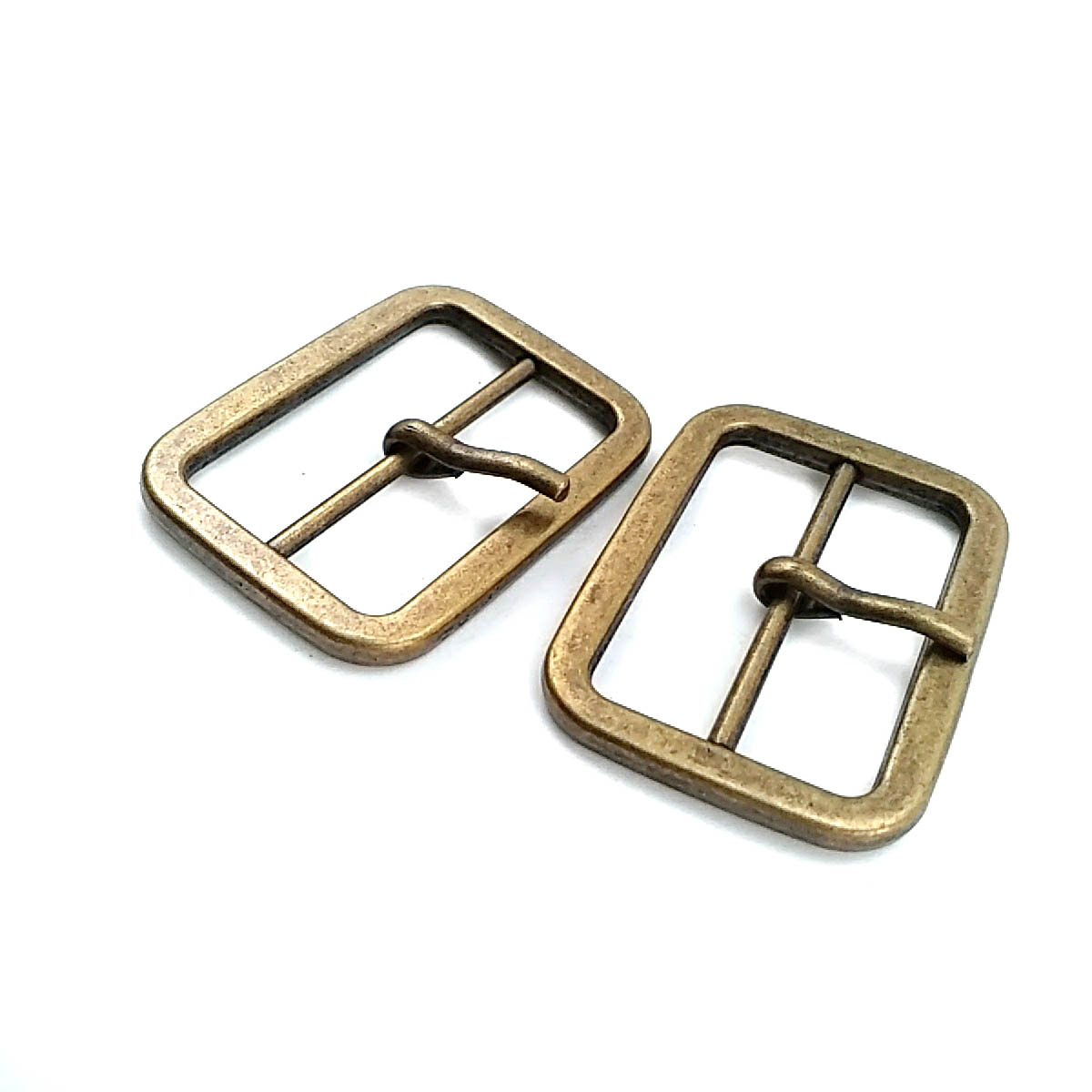 Rectangular plain buckle zinc alloy metal 35 mm E 2005