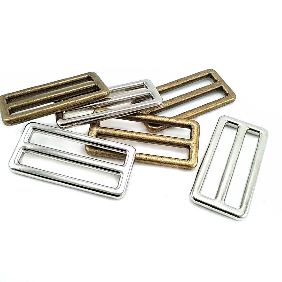 40 mm Flat Metal Adjuster Sliders E 2030