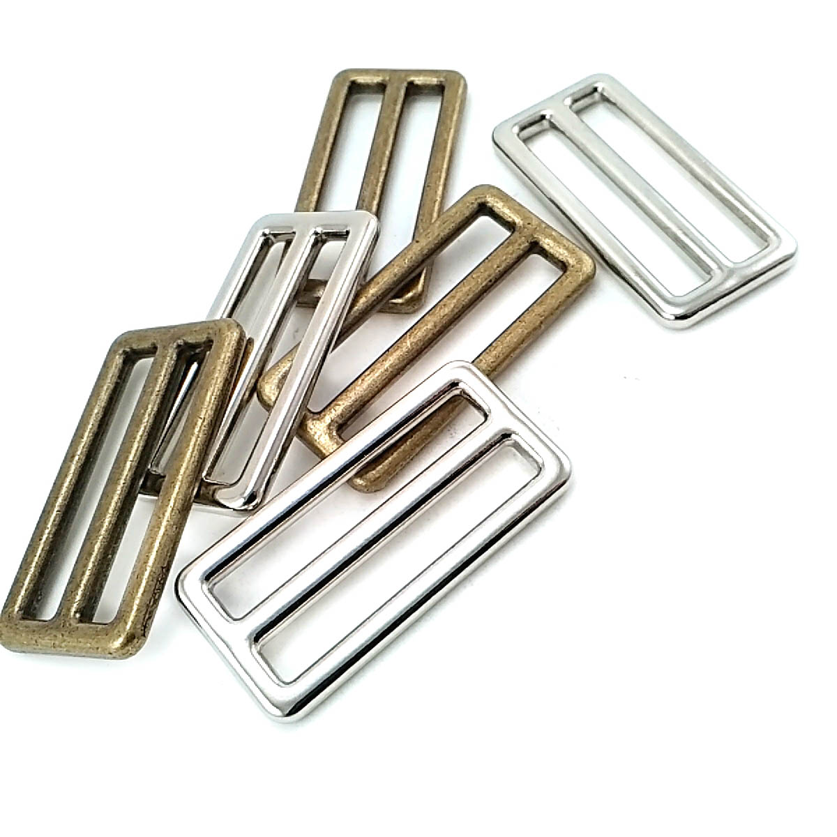 40 mm Flat Metal Adjuster Sliders E 2030