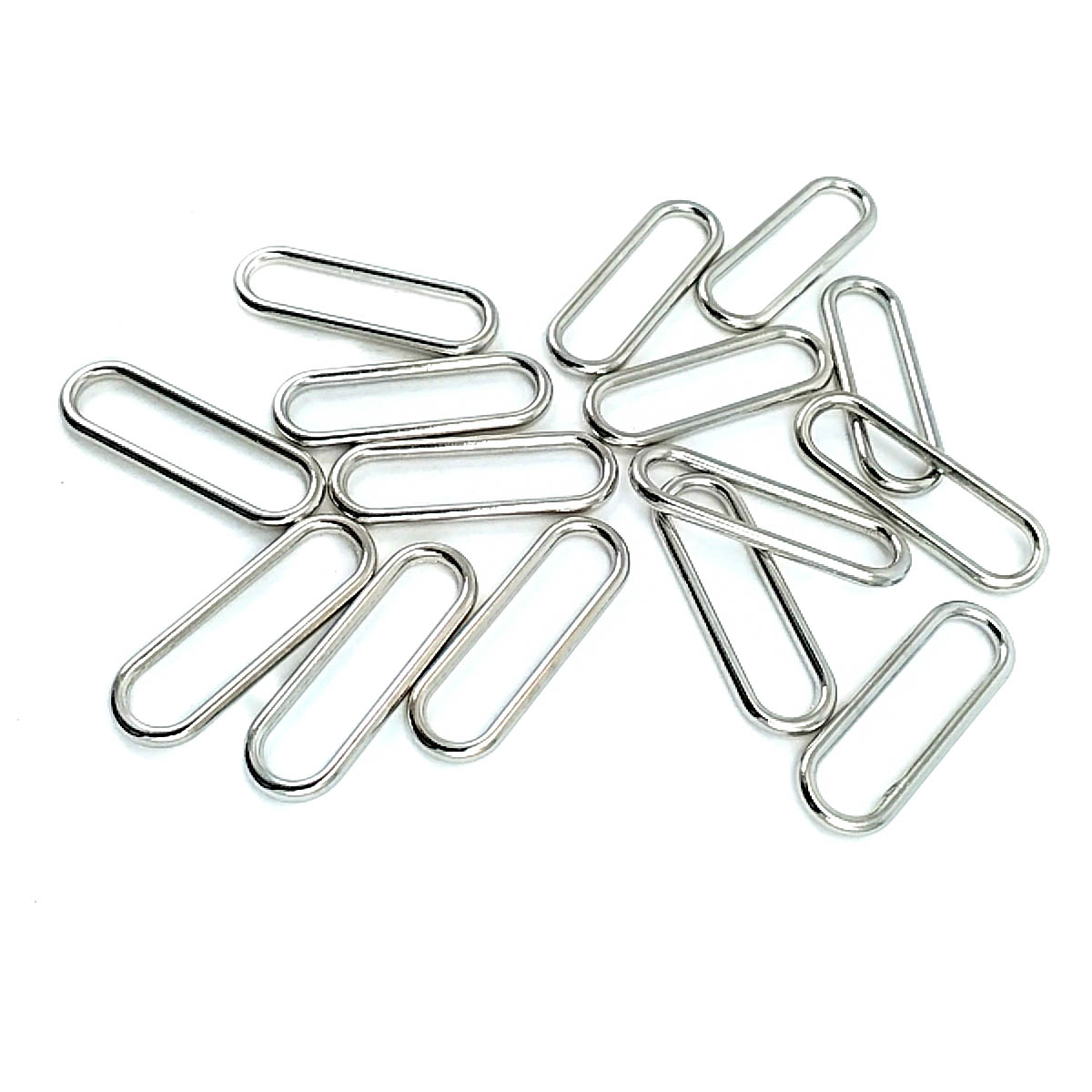 26.3 x 6.4 mm Oval Zamak Buckle E 2167