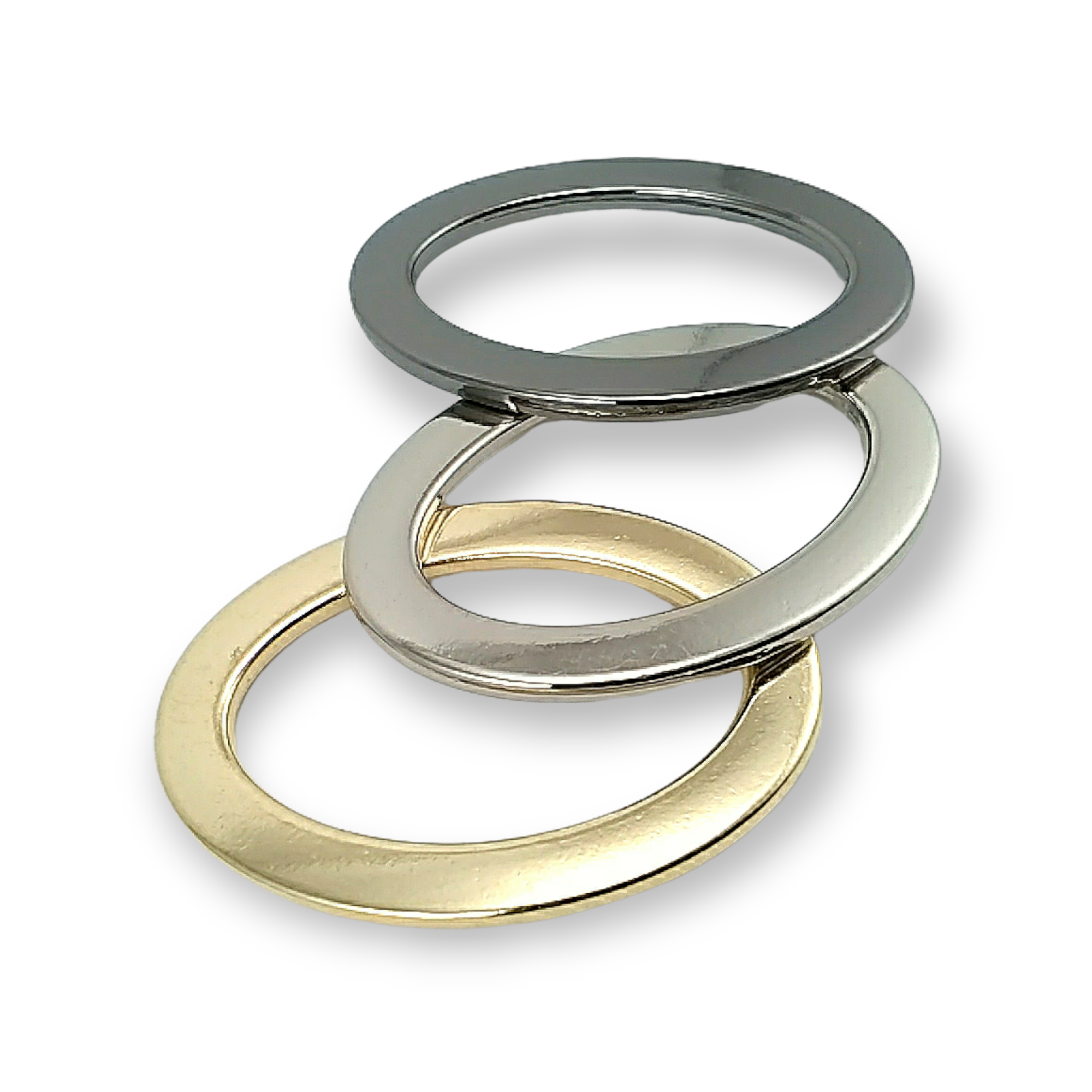 25 x 40 mm Oval Halka Toka Çanta ve Giyim Tokası E 355