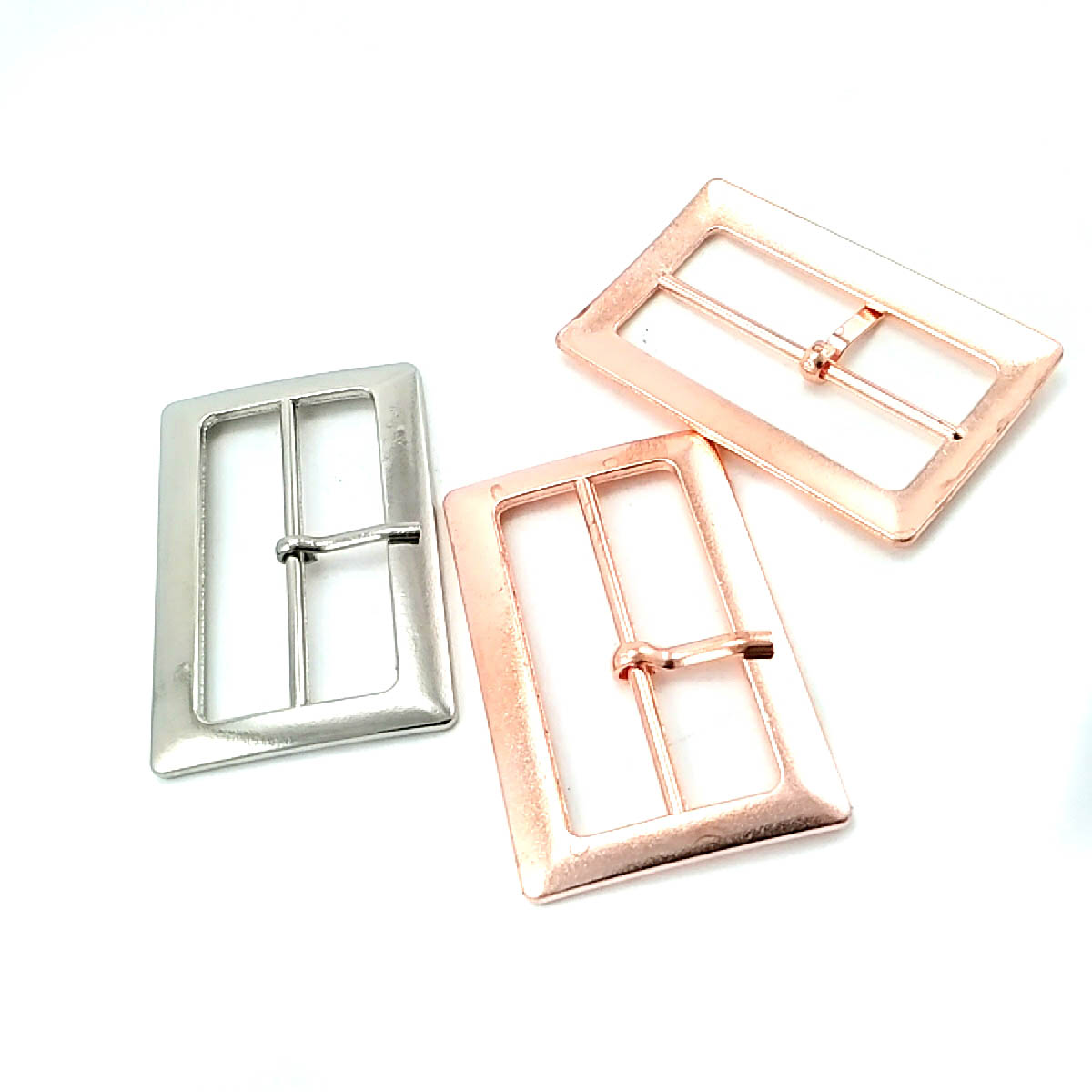 5 cm Rectangular Center Bar Metal Buckle  E 970